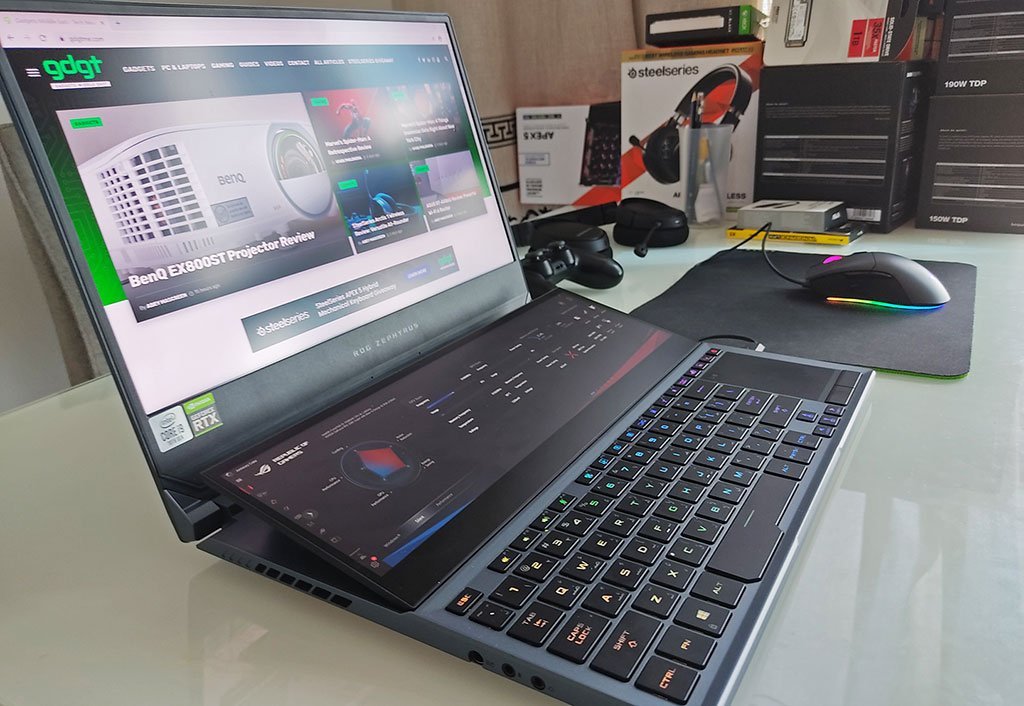 Asus ROG Zephyrus Duo 15 GX550 Review: Two-Screen Cool