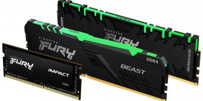 New lineup of Kingston FURY RAM begins shipping