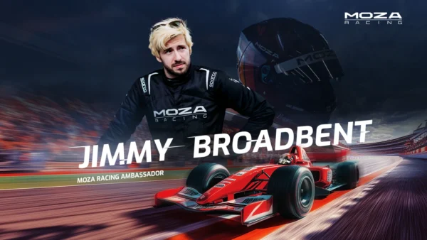 MOZA Racing and Jimmy Broadbent Celebrate Third Year of Partnership in 2025